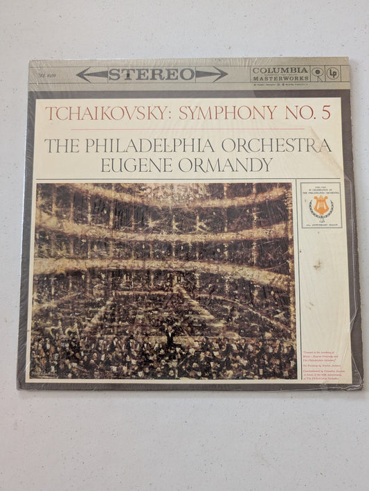 TCHAIKOVSKY: SYMPHONY NO 5 - EUGENE ORMANDY PHILADELPHIA ORCHESTRA - COLUMBIA(VINTAGE VINYL RECORD LP ALBUM)