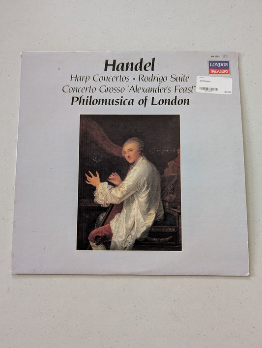 Handel, Philomusica Of London – Harp Concertos / Rodrigo Suite / Concerto Grosso Alexander's Feast(Vintage Vinyl Record LP Album)