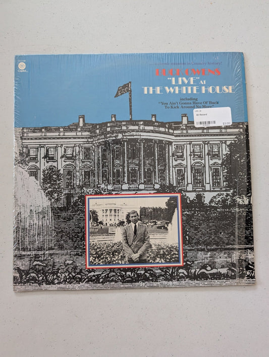 BUCK OWENS - Live at the White House (LP, 1972) (Vintage Vinyl Record LP Album)