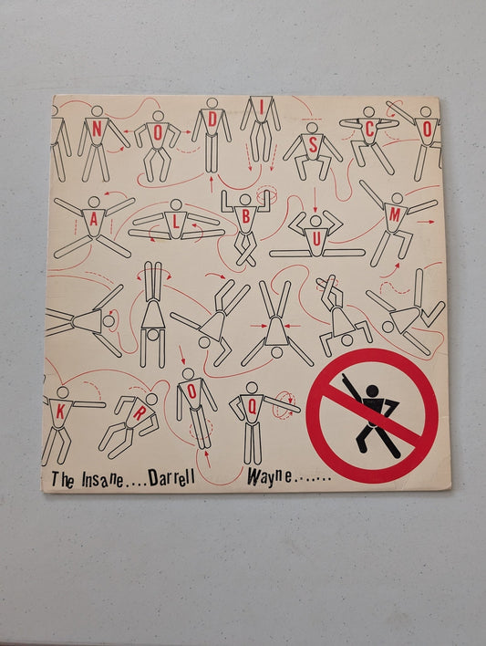 THE INSANE DARRELL WAYNE'S NO DISCO ALBUM SEALED LP VECTORS SYNTH POP WAVE PUNK(VINTAGE VINYL RECORD LP ALBUM)