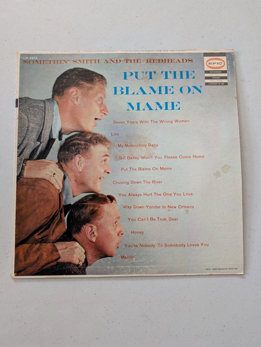 SOMETHIN' SMITH & REDHEADS: put the blame on mame Epic 12 LP 33 RPM(Vintage Vinyl Record LP Album)