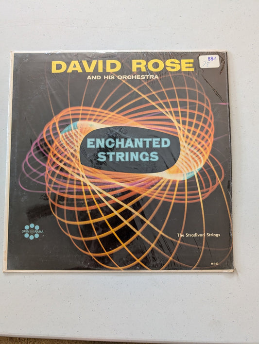 David Rose & His Orchestra , Stradivari Strings Enchanted Strings Spin-O-R(Vintage Album Cover Only)