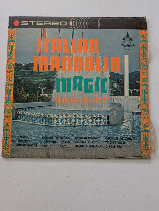 SENOR CORTEZ – ITALIAN MANDOLIN MADNESS(VINTAGE VINYL RECORD LP ALBUM)