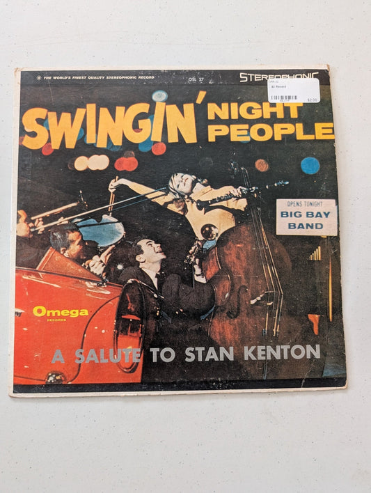 SWINGIN NIGHT PEOPLE A SALUTE TO COUNT BASIE 33RPM SMG-929  100116LLE(VINTAGE VINYL RECORD LP ALBUM)