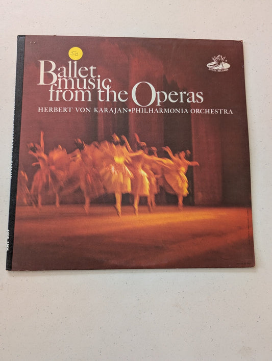 Ballet Music From The Operas, Herbert Von Karajan Philharmonia Orchestra (Vintage Vinyl Record LP Album)