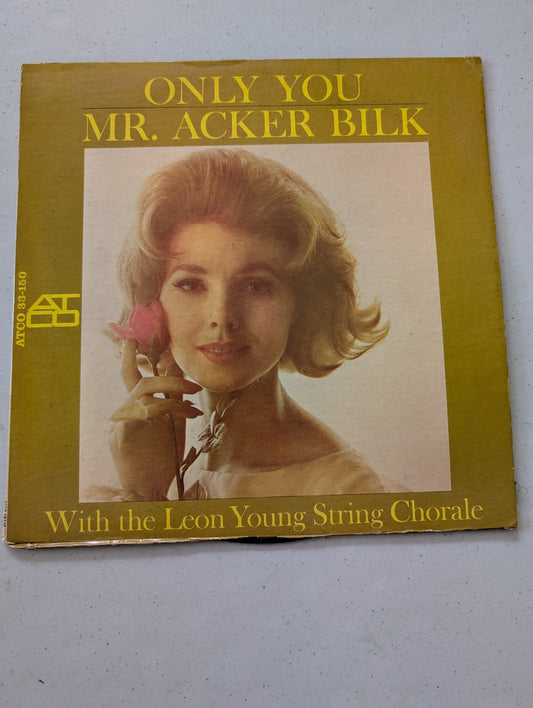 MR. ACKER BILK/LEON YOUNG STRING CHORALE-ONLY YOU-LP(VINTAGE VINYL RECORD LP ALBUM)