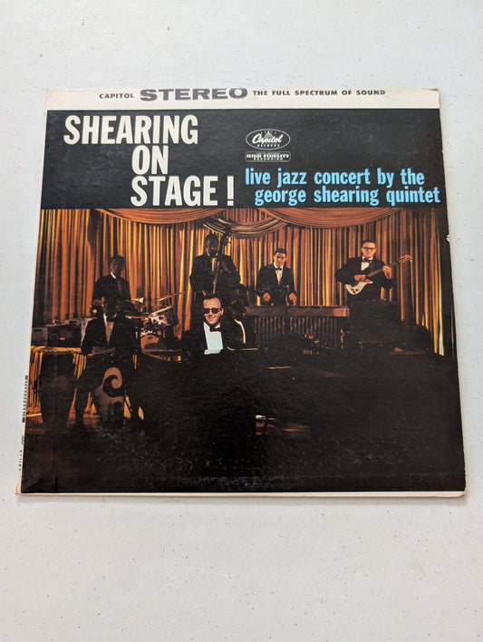 THE GEORGE SHEARING QUINTET - SHEARING ON STAGE! (LP, ALBUM, RE)(VINTAGE VINYL RECORD LP ALBUM)