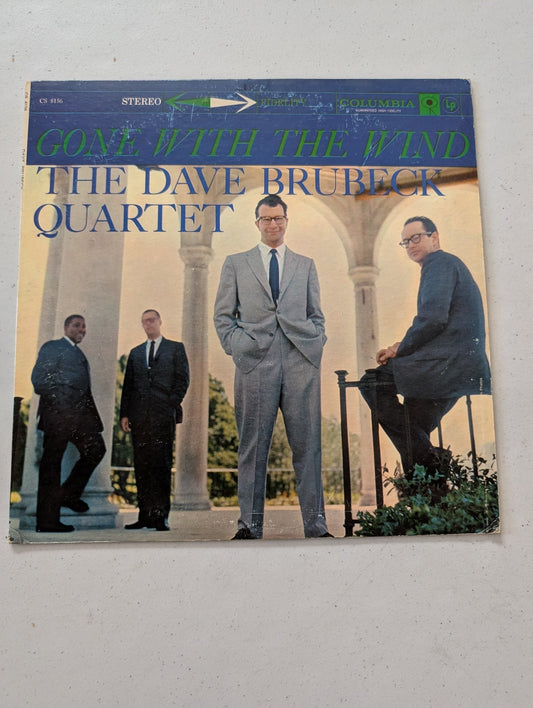 THE DAVE BRUBECK QUARTET - GONE WITH THE WIND - COLUMBIA - CS 8156 - LP, ALBUM,(VINTAGE VINYL RECORD LP ALBUM)