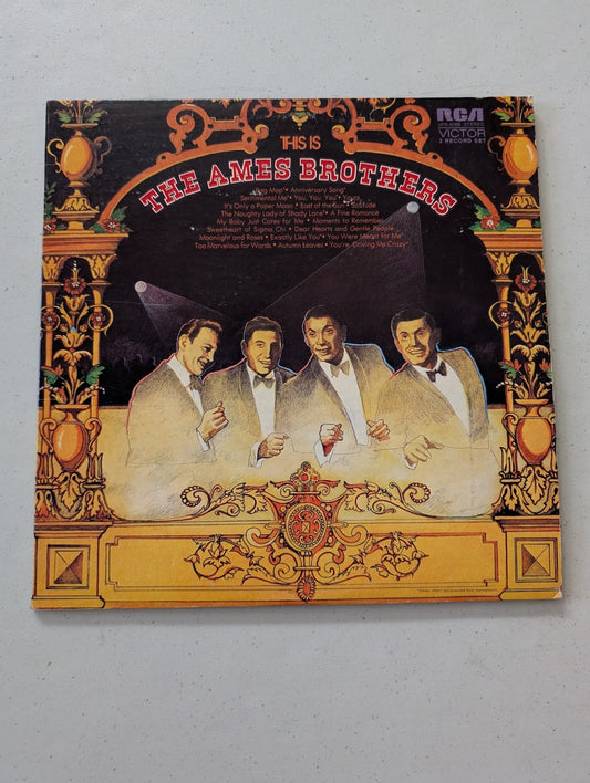 THIS IS THE AMES BROTHERS  1972(VINTAGE VINYL RECORD LP ALBUM)