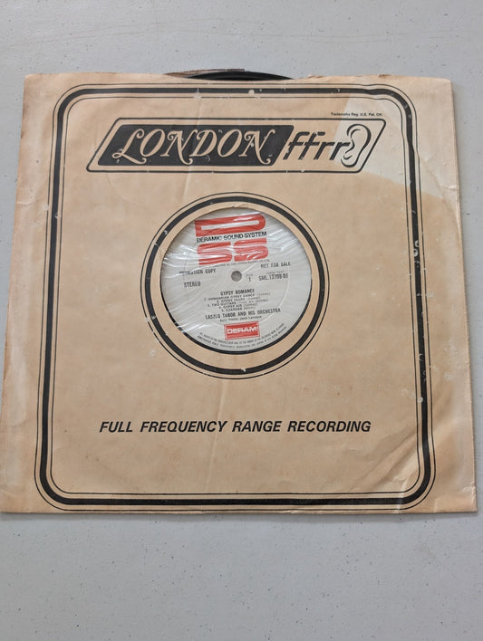 GYPSY ROMANCE BY LASZLO TÁBOR AND HIS ORCHESTRA, RELEASED IN 1967(VINTAGE VINYL RECORD LP ALBUM)