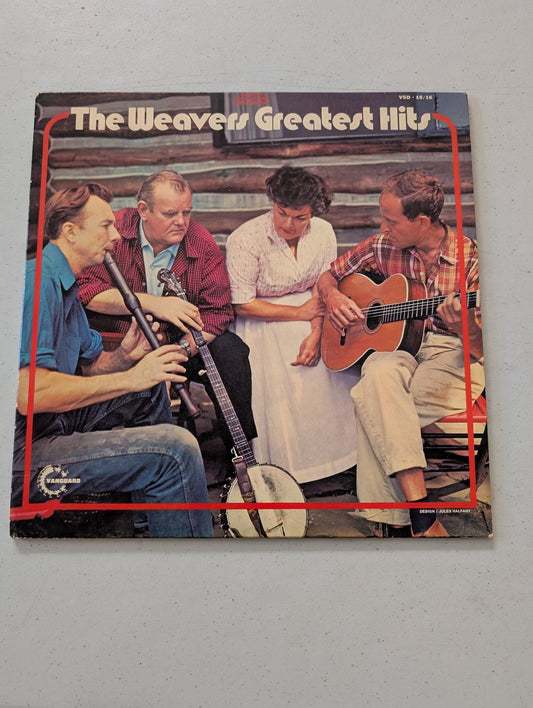 THE WEAVERS GREATEST HITS LP 1971 [VANGUARD VSD 15] (VINTAGE VINYL RECORD LP ALBUM)