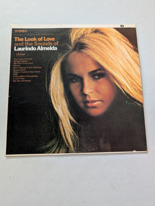 LAURINDO ALMEIDA – THE LOOK OF LOVE AND THE SOUNDS OF LAURINDO ALMEIDA(VINTAGE VINYL RECORD LP ALBUM)
