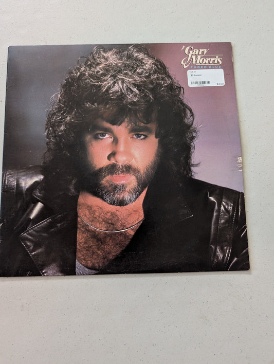GARY MORRIS FADED BLUE LP 1984 WARNER BROS RECORDS VINYL(VINTAGE VINYL RECORD LP ALBUM)