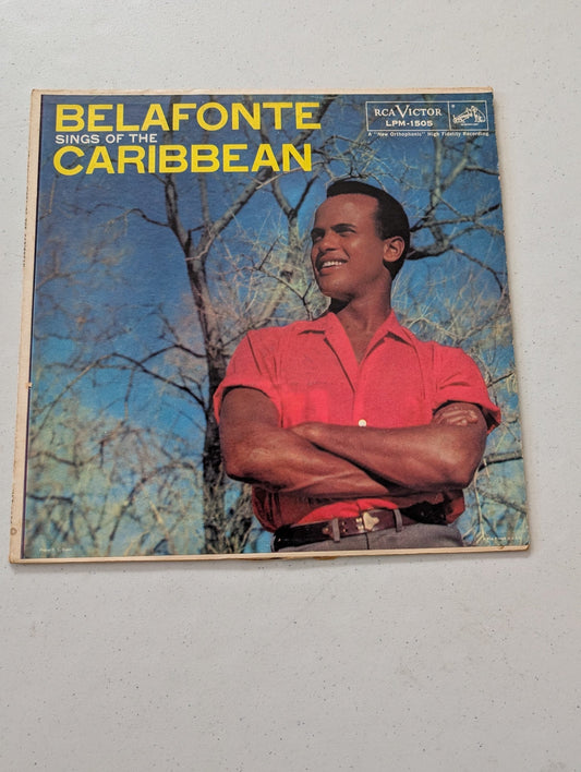 Belafonte - Belafonte Sings Of The Caribbean (LP, Album, Mono)(Vintage Vinyl Record LP Album)