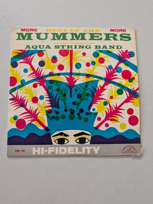 THE CHAMPIONS AQUA STRING BAND - BEST OF THE MUMMERS - MONO LP VINYL RECORD(VINTAGE VINYL RECORD LP ALBUM)