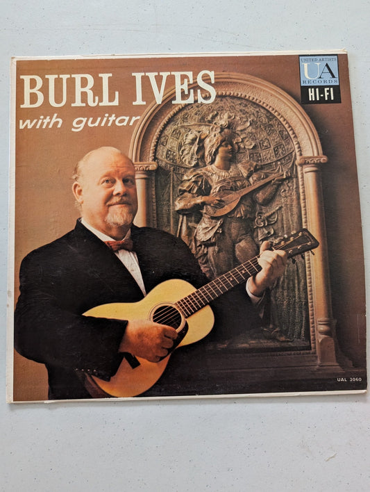 BURL IVES - BALLADS WITH GUITAR (LP, ALBUM)(VINTAGE VINYL RECORD LP ALBUM)