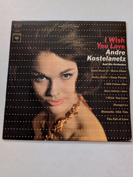 Andre Kostelanetz And His Orchestra – I Wish You Love(Vintage Vinyl Record LP Album)