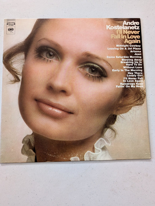 Andre Kostelanetz I'll Never Fall in Love Again 1970 Columbia CS 9998 Vinyl LP(Vintage Vinyl Record LP Album)