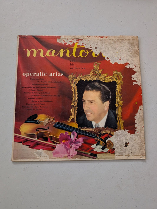 MANTOVANI AND HIS ORCHESTRA - OPERATIC ARIAS (LP)(VINTAGE VINYL RECORD LP ALBUM)