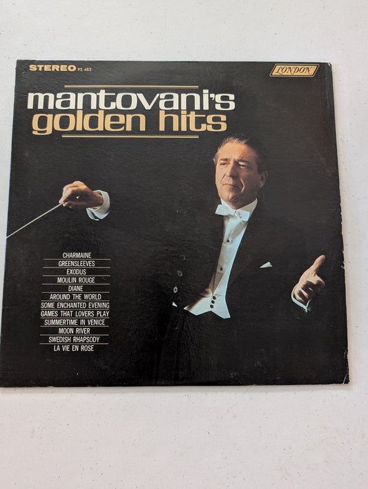 MANTOVANI AND HIS ORCHESTRA – MANTOVANI'S GOLDEN HITS(VINTAGE VINYL RECORD LP ALBUM)