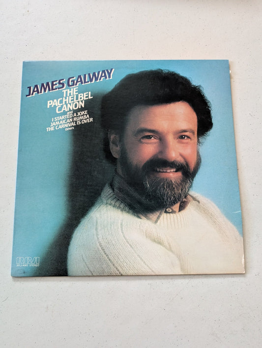 THE PACHELBEL CANON BY JAMES GALWAY; 1981; RCA AFL1-4063; VINYL LP RECORD(VINTAGE VINYL RECORD LP ALBUM)