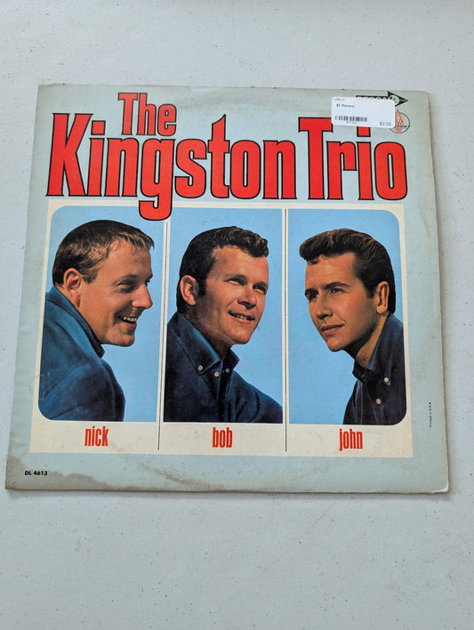 THE KINGSTON TRIO - NICK - BOB - JOHN (LP, ALBUM)(VINTAGE VINYL RECORD LP ALBUM)