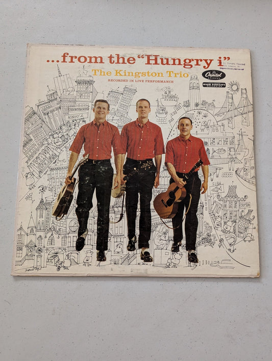 THE KINGSTON TRIO - FROM THE HUNGRY I - CAPITOL RECORDS  1959(VINTAGE VINYL RECORD LP ALBUM)