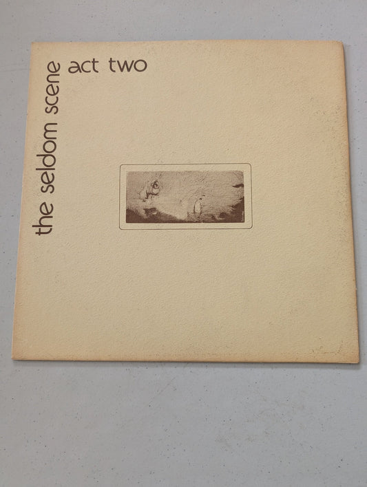 THE SELDOM SCENE: ...ACT TWO-NM1073LP MIKE AULDRIDGE (VINTAGE VINYL RECORD LP ALBUM)