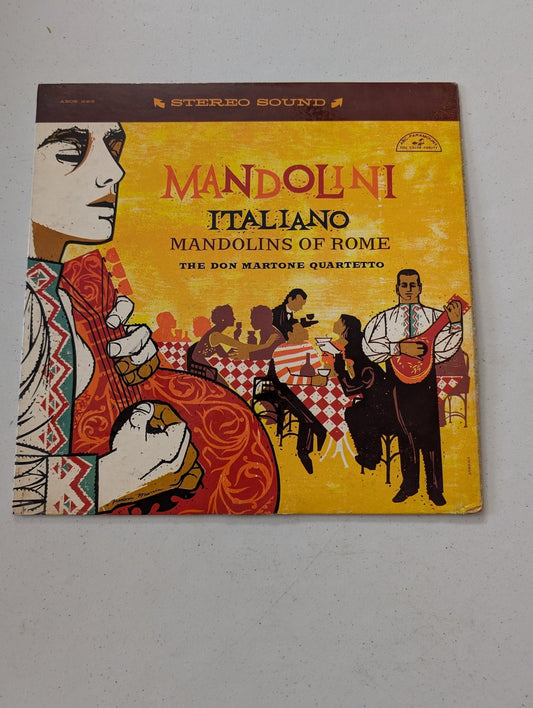 The Don Martone Quartetto - Mandolini Italiano 1960 LP Vinyl Record ABCS 326 (Vintage Vinyl Record LP Album)