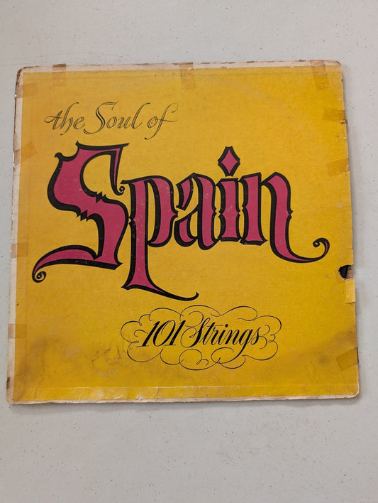 101 Strings The Soul of Spain   Record Album Vinyl LP (Vintage Album Cover Only)