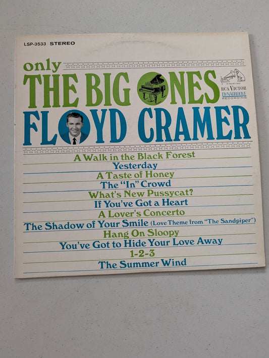 FLOYD CRAMER ~ ONLY THE BIG ONES ~ LSP-3533 ~ 1966 ~ LP ~ EX(VINTAGE VINYL RECORD LP ALBUM)
