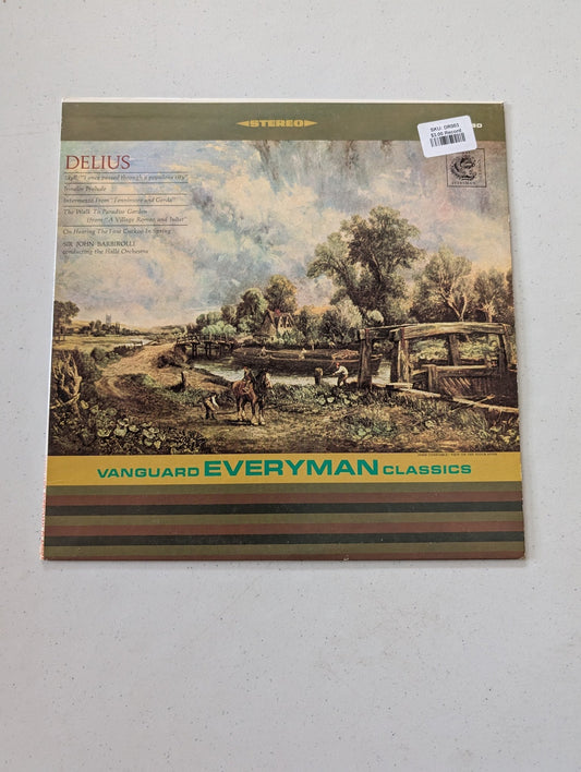 DELIUS   Halle Orchestra   COND. BY SIR JOHN BARBIROLLI (Vintage Vinyl Record LP Album)