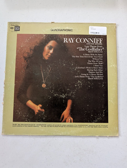 RAY CONNIFF-LOVE THEME FROM THE GODFATHER (SP 1972 CQ-31473 VINYL 12'' VINTAGE)(VINTAGE VINYL RECORD LP ALBUM)