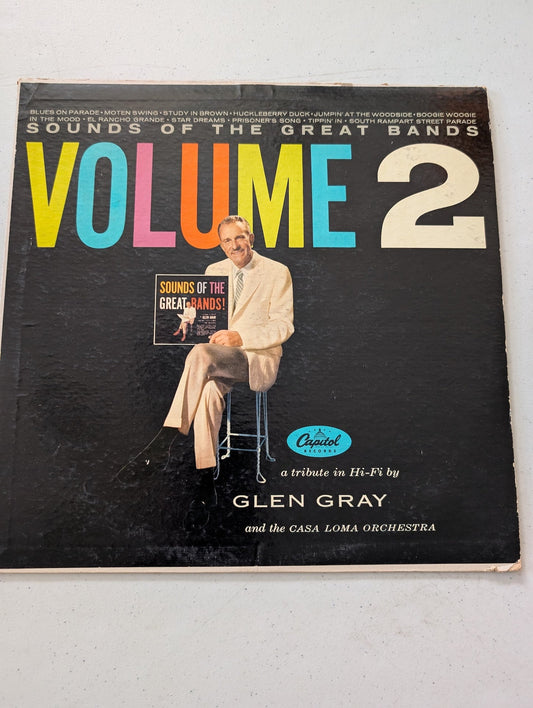 GLEN GRAY: SOUNDS OF THE GREAT BANDS, VOL. 2 CAPITOL RECORDS 12 LP 33 RPM(VINTAGE VINYL RECORD LP ALBUM)