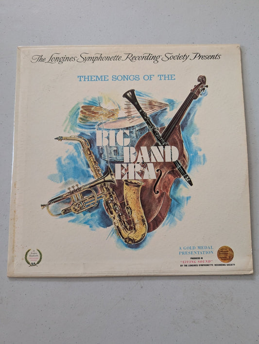 LONGINES SYMPHONETTE PRESENTS THEME SONGS OF THE BIG BAND ERA VINYL RECORD(VINTAGE VINYL RECORD LP ALBUM)