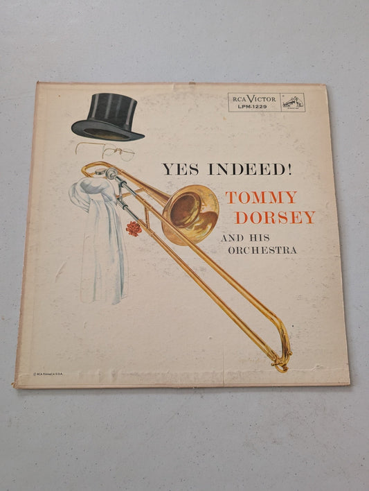 TOMMY DORSEY & His Orchestra Yes Indeed! RCA VICTOR LP '56 OG Jazz Big Band (Vintage Vinyl Record LP Album)
