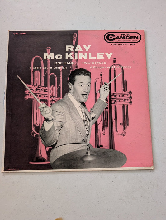 Ray McKinley Jazz One Style Two Bands Vinyl Camden Record LP 33 RPM 12(Vintage Vinyl Record LP Album)