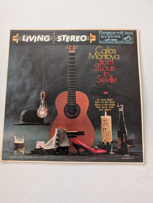 CARLOS MONTOYA – FROM ST. LOUIS TO SEVILLE (VINTAGE VINYL RECORD LP ALBUM)