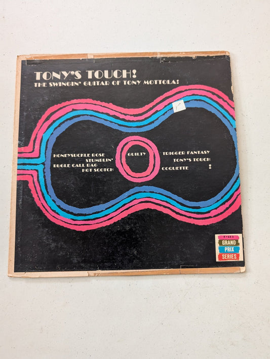 TONY'S TOUCH TINY MATOLLA 1966 VINTAGE VINYL RECORD ALBUM LP(VINTAGE VINYL RECORD LP ALBUM)