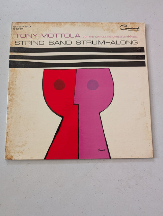 TONY MOTTOLA – STRING BAND STRUM-ALONG(VINTAGE VINYL RECORD LP ALBUM)