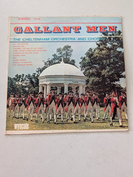 THE CHELTENHAM ORCHESTRA AND CHORUS – GALLANT MEN(VINTAGE VINYL RECORD LP ALBUM)