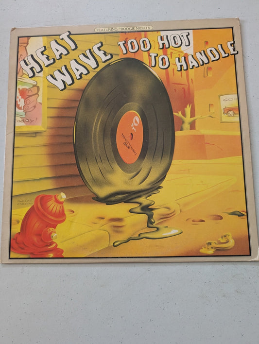 HEATWAVE-TOO HOT TO HANDLE VINTAGE VINYL DISCO RECORD ALBUM(VINTAGE VINYL RECORD LP ALBUM)