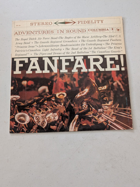 The Royal Dutch Airforce Band – Adventures In Sound: Fanfare(Vintage Vinyl Record LP Album)