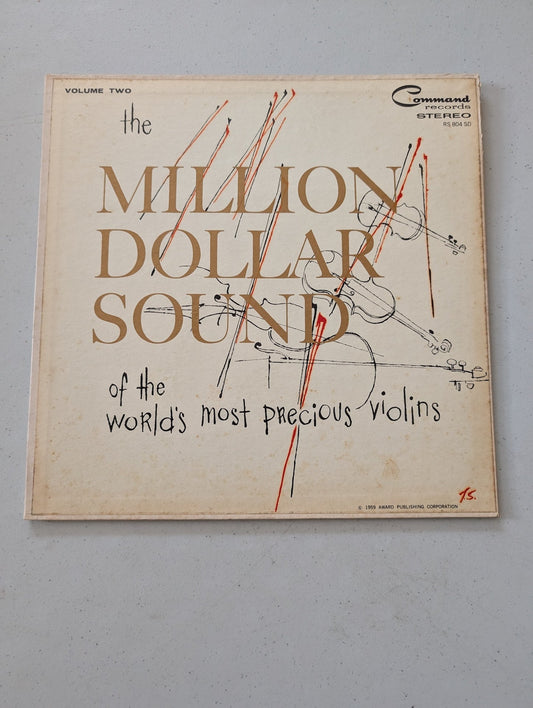 The Million Dollar Sound Orchestra Conducted By Enoch Light – The Million Dollar Sound Of The World's Most Precious Violins (Volume Two)(Vintage Vinyl Record LP Album)