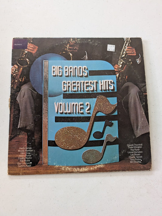 BIG BANDS GREATEST HITS VOLUME 2 1972 VINYL LP RECORD COLUMBIA G31213 JAZZ(VINTAGE VINYL RECORD LP ALBUM)