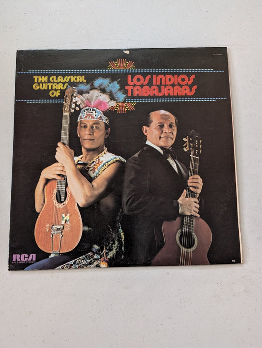 The Classical Guitars Of Los Indios Tabajaras RCA AFL1-0668 Vinyl Record LP(Vintage Vinyl Record LP Album)