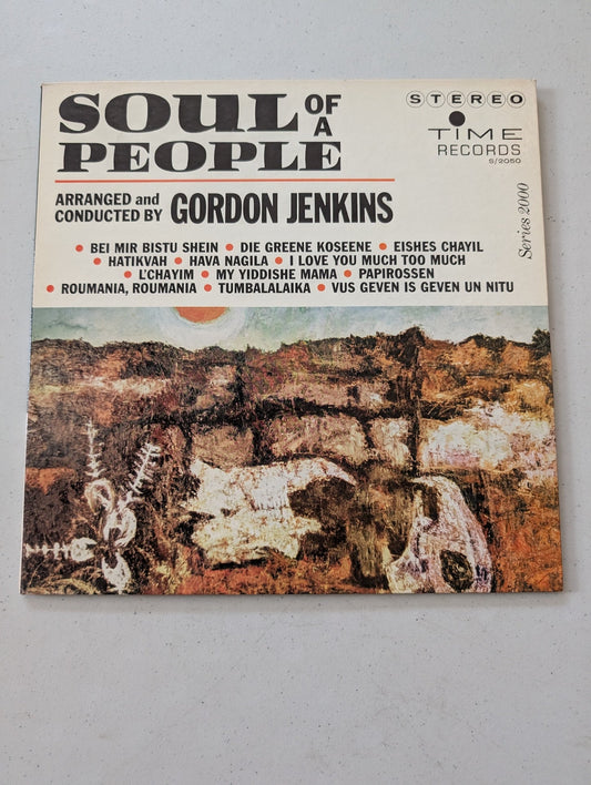 GORDON JENKINS - SOUL OF A PEOPLE (FOLK MUSIC) [NHC1-091] LP RECORD(VINTAGE VINYL RECORD LP ALBUM)
