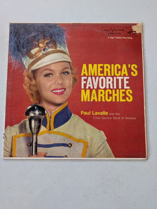 PAUL LAVALLE - AMERICAS FAVORITE MARCHES - RCA VICTOR (VINTAGE COVER ONLY)