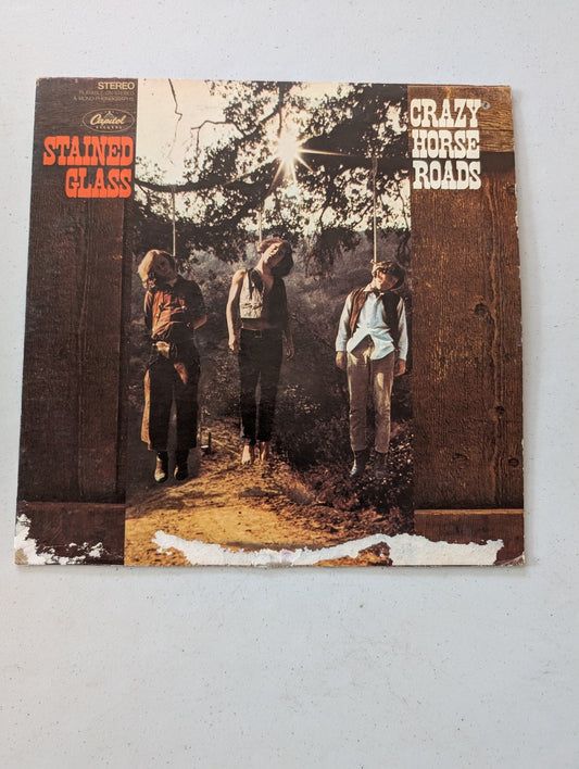 STAINED GLASS – CRAZY HORSE ROADS(VINTAGE VINYL RECORD LP ALBUM)