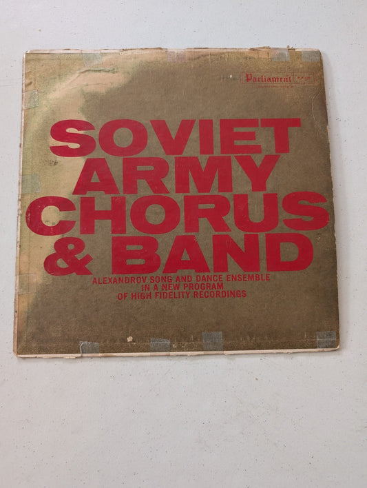 ALEXANDROV SONG & DANCE ENSEMBLE: SOVIET ARMY CHORUS & BAND PARLIAMENT 12 LP(VINTAGE VINYL RECORD LP ALBUM)